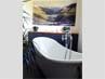 Badezimmer-Idee mit der freistehenden Nostalgie Badewanne Kingston 175