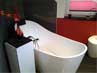 Badezimmer-Idee mit der freistehenden Nostalgie Badewanne Napoli