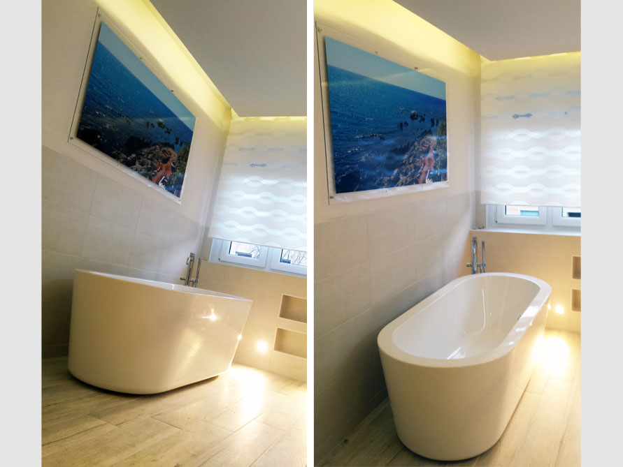 Badezimmer-Idee mit der freistehenden Badewanne Almeria 177