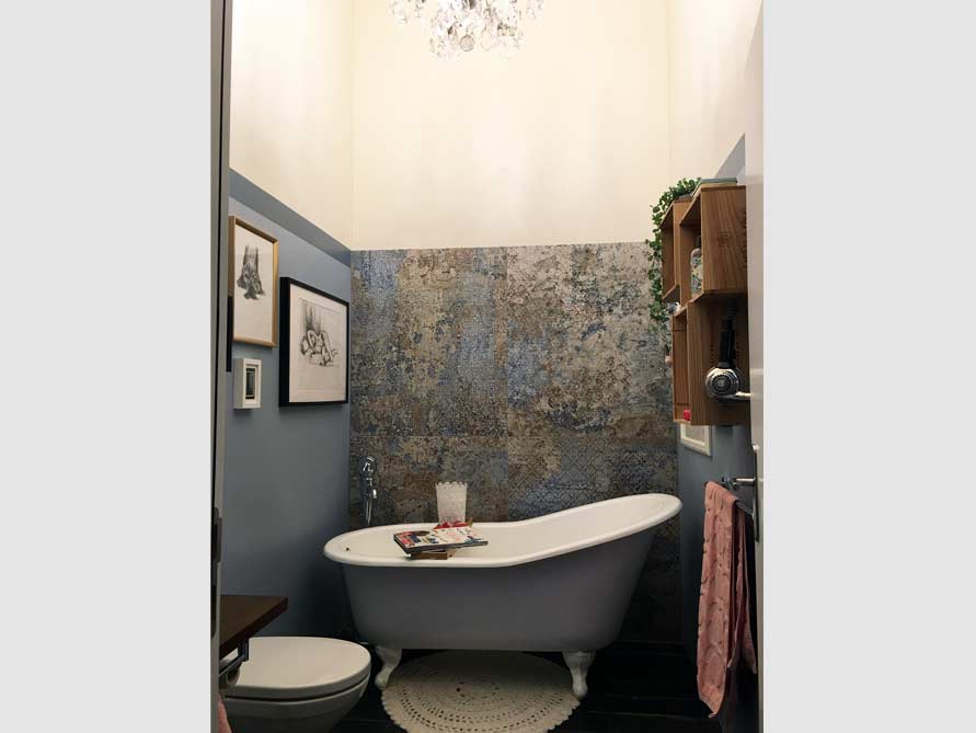 Badezimmer-Idee mit der freistehenden Badewanne Liverpool