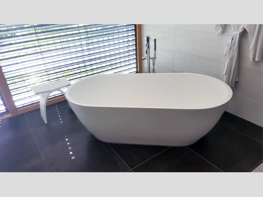 Badezimmer-Idee mit der freistehenden Badewanne Montecristo