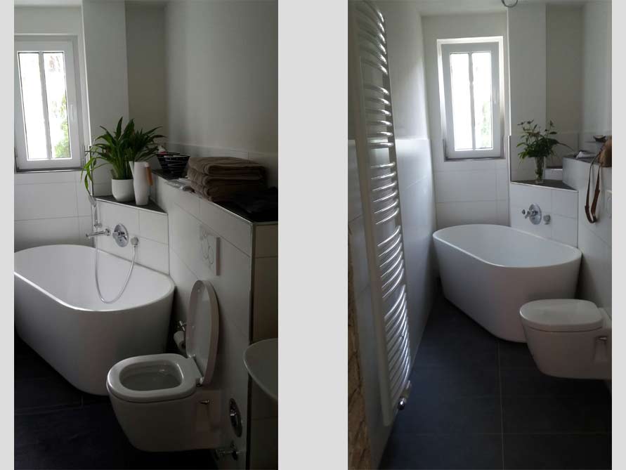 Badezimmer-Idee mit der freistehenden Badewanne Murcia