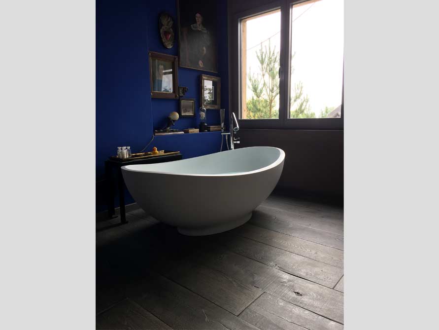 Badezimmer-Idee mit der freistehenden Badewanne Vicenza